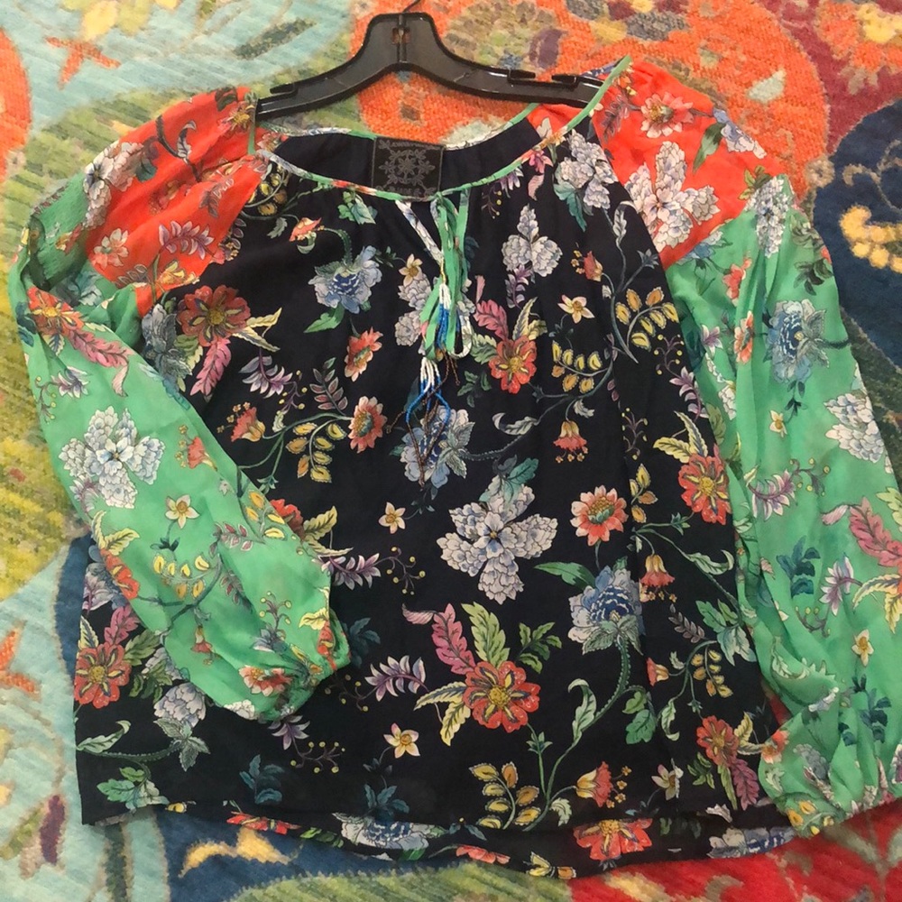Johnny Was peasant top Price is Firm